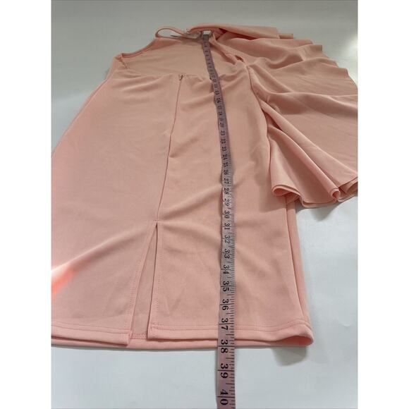 OC Order Plus PEACH Dress Sleeveless Ruffle‎ Wedding Barbie Womens XL - Picture 6 of 12